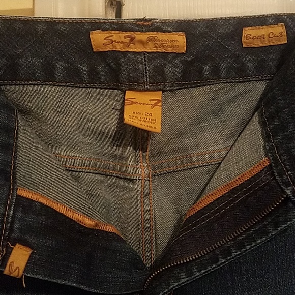 #0015 Seven Jeans 24W Bootcut regular length - Picture 3 of 3